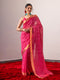 Masoom Pink Soft Bhagalpur Silk saree with Blouse Fabric